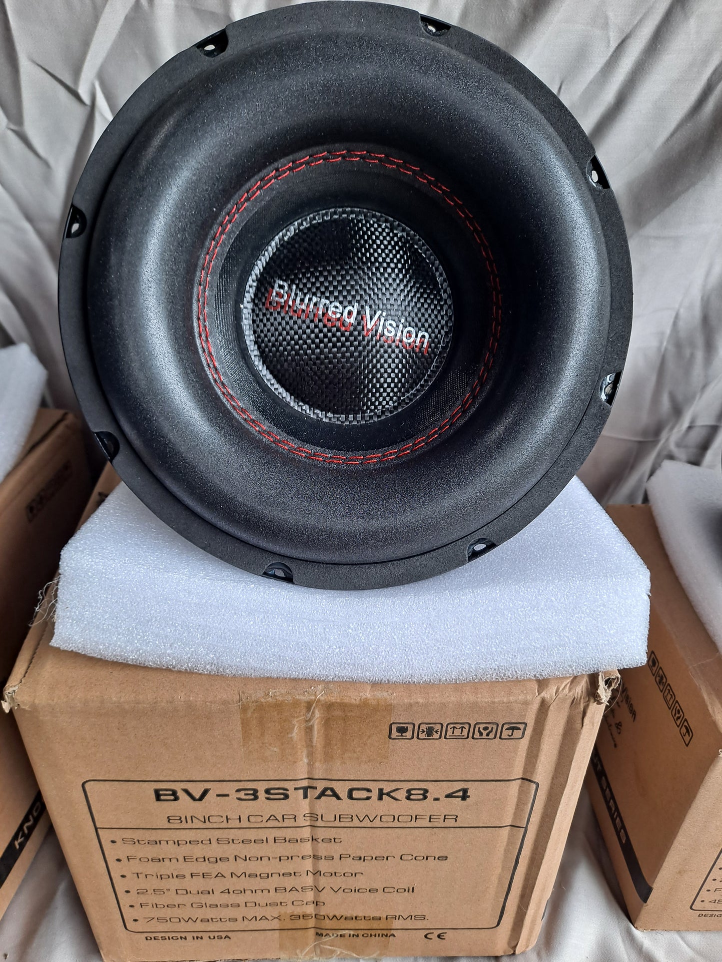 Blurred Vision Audio KNOCKOUT SERIES BV-3STACK8.4 8"