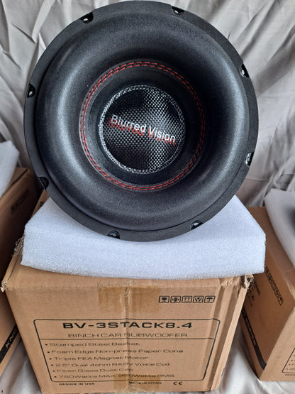 Blurred Vision Audio KNOCKOUT SERIES BV-3STACK8.4 8"