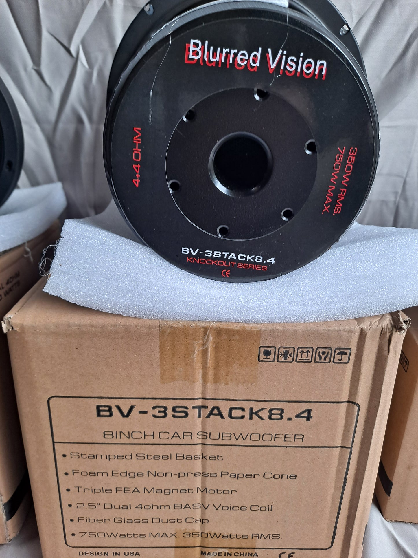 Blurred Vision Audio KNOCKOUT SERIES BV-3STACK8.4 8"