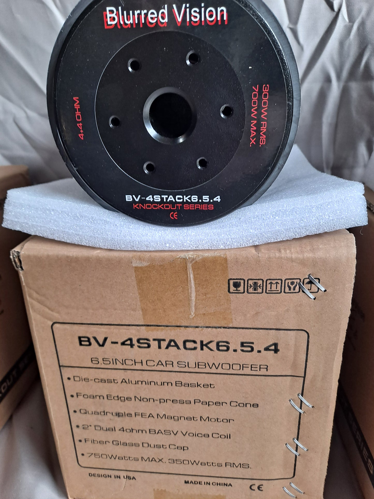 Blurred Vision Audio KNOCKOUT SERIES BV-4STACK6.5.4 6.5"