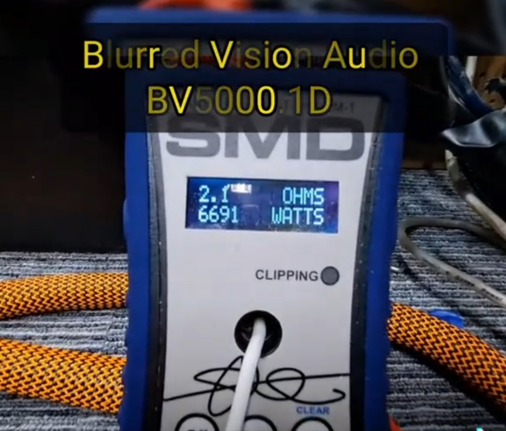 Blurred Vision Audio BV5000.1D Class D Monoblock Amplifier (5000Rms)