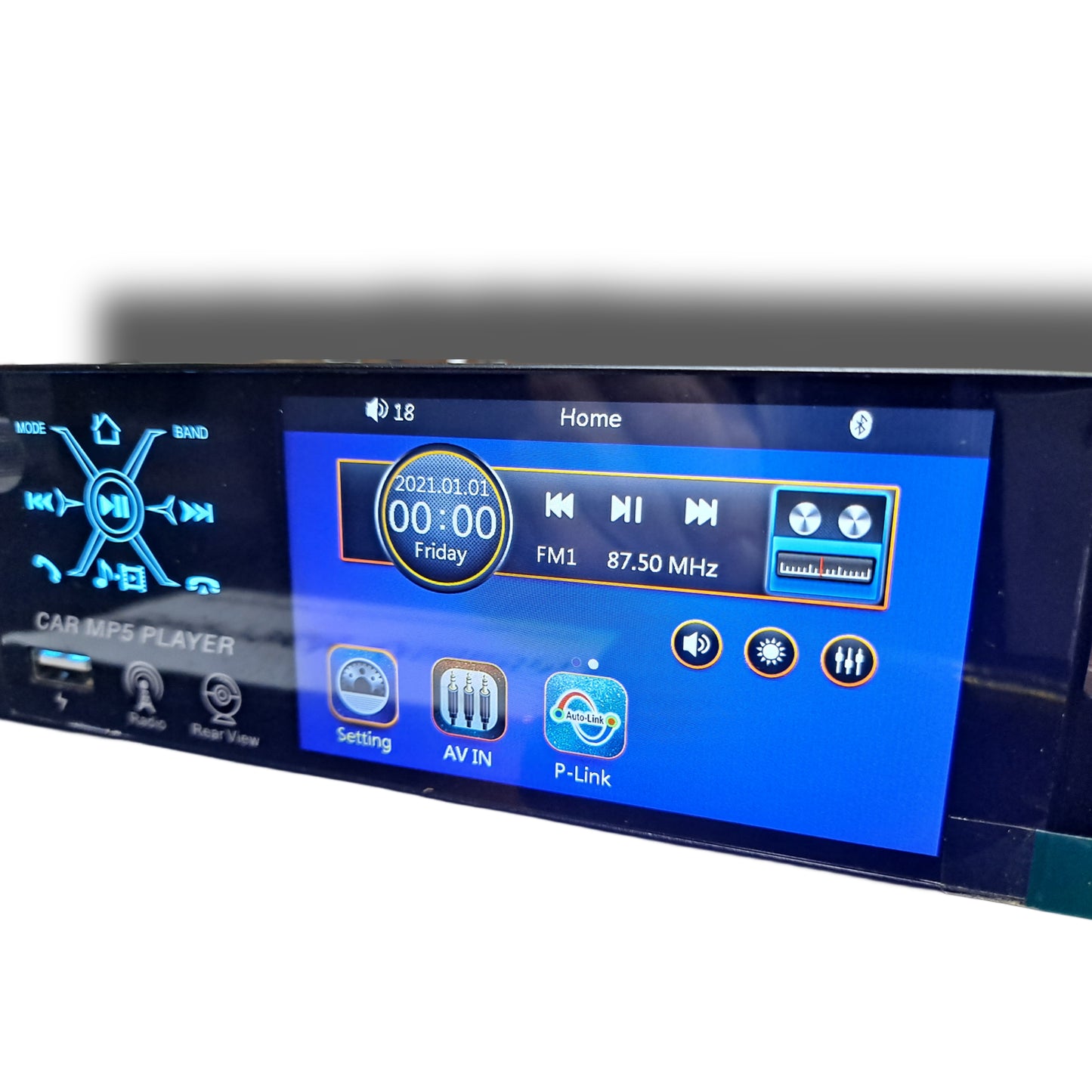 Blurred Vision Audio (1)BV-MP5-P5132BT Single Din Touchscreen With (4) BV SX-A620 6.5 Speakers Package