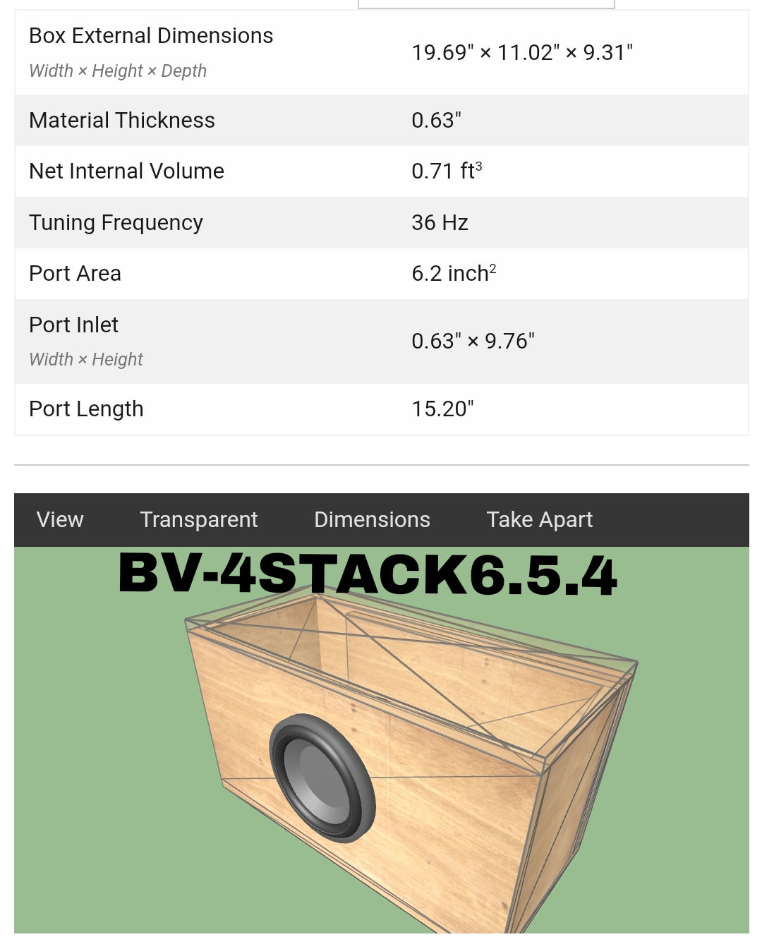 Blurred Vision Audio KNOCKOUT SERIES BV-4STACK6.5.4 6.5"