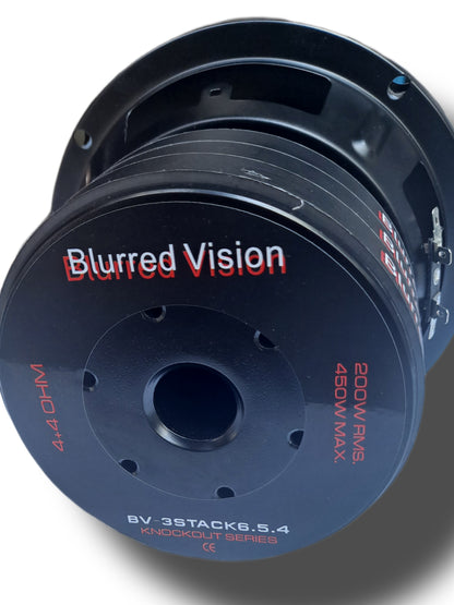 Blurred Vision Audio KNOCKOUT SERIES BV-3STACK6.5.4 6.5"